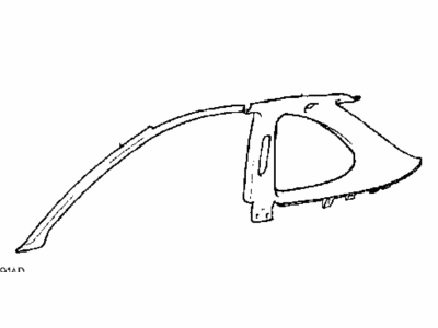 Hyundai 85840-27100-LK Trim Assembly-Center Pillar RH