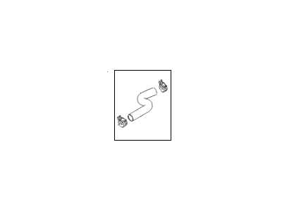 Hyundai 25411-4D900 Hose-Radiator, Upper