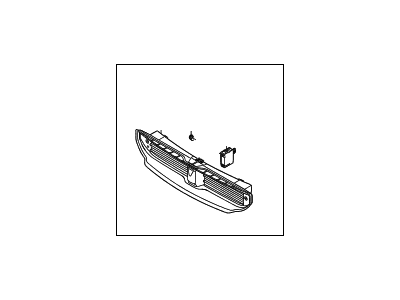 Hyundai 86381-4R000 Flap Assembly-Active Air, Lower