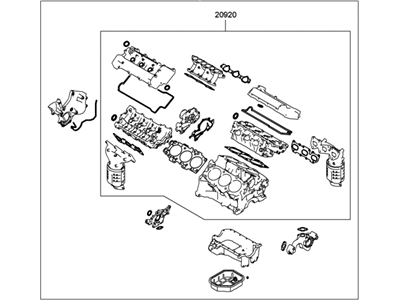 Hyundai 20910-3EA00 Gasket Kit-Engine Overhaul