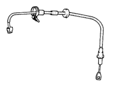 Hyundai 41510-21010 Cable Assembly-Clutch
