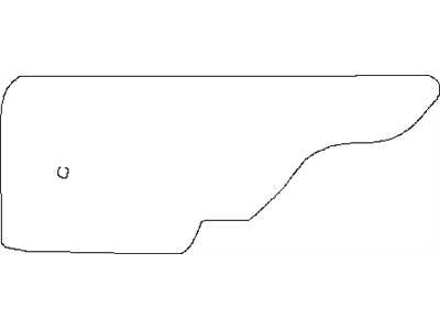 Hyundai 83392-38000 Seal-Rear Door Trim RH