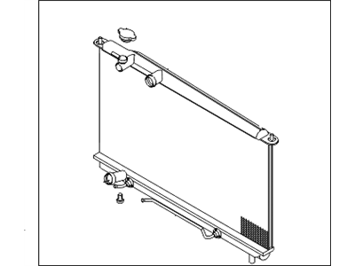 Kia 2531038001 Radiator Assembly