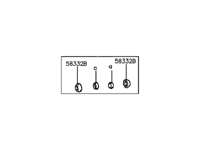 Hyundai 58301-24A00 Cylinder Kit-Rear Wheel Brake