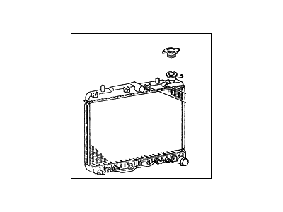 Hyundai 25310-24002 Radiator Assembly