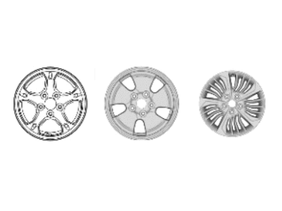 Hyundai 52910-G2500 Aluminium Wheel Assembly