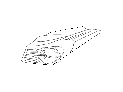 Hyundai 92410-3X050 Lens & Housing-Rear Combination Outside Lamp, LH