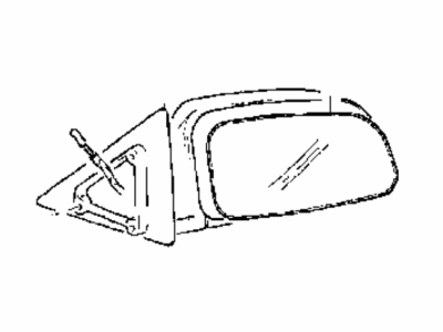 Hyundai 87606-35900-CA Mirror Assembly-Outside Rear View, RH
