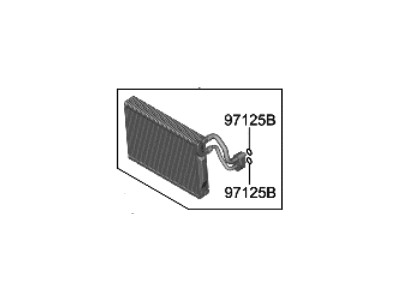 Hyundai 97139-CU000 EVAPORATOR ASSY