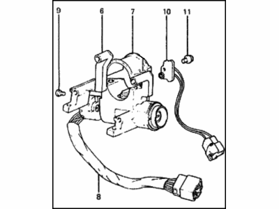 Hyundai 81906-21120 Steering & Ignition Lock Assembly