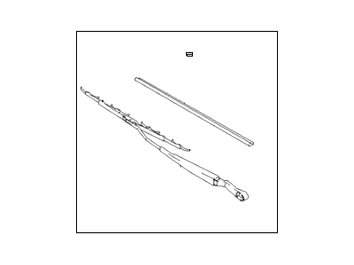 Hyundai 98350-2C000 Wiper Blade Assembly, Driver