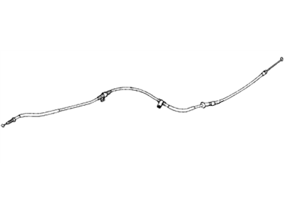 Hyundai 59760-34002 Cable Assembly-Park Brake, LH