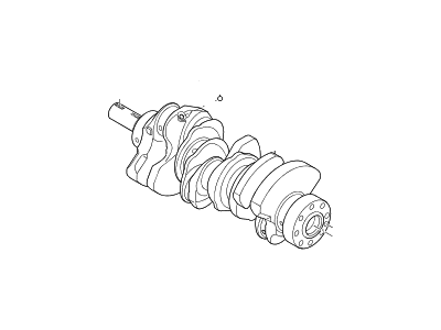 Kia 231103LTA0 CRANKSHAFT Assembly
