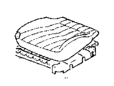 Hyundai 88260-34030-HDH Front Seat Cushion Cover, Right
