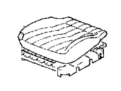 Hyundai 88160-34010-HDH Front Seat Cushion Cover, Left