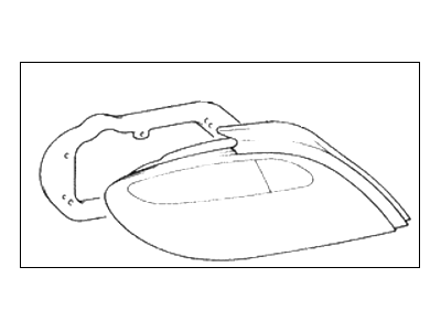 Hyundai 92403-29050 Lens & Housing-Rear Combination Lamp, LH