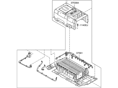 Hyundai 37511-4R000 Call TECHLINE-Battery Module