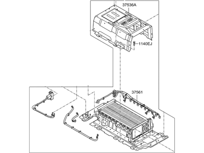 Kia 375114R100 Battery Module&SAF P