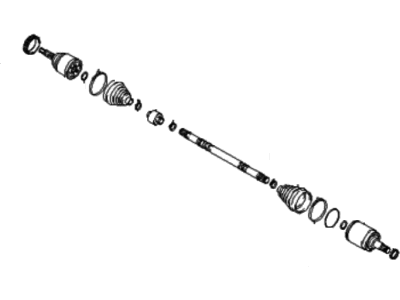 Hyundai 49609-3KA10 Boot Kit-Front Axle Wheel Side RH