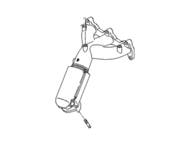 Hyundai 28510-37610 Exhaust Manifold Assembly, Left