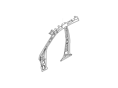 Hyundai 71201-2S000 Pillar Assembly-Front Inner, LH