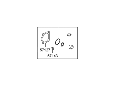 Hyundai 57150-3BB00 Seal Kit-Power Steering Oil Pump