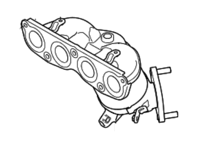 Hyundai 28510-2ESA0 Exhaust Manifold Catalytic Assembly