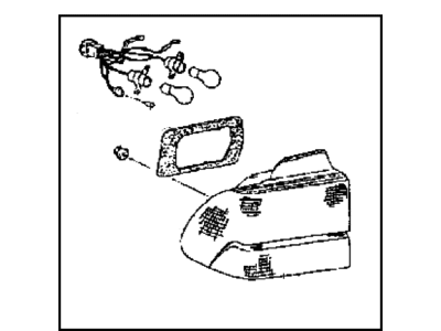 Hyundai 92401-33550 Lamp Assembly-Rear Combination Outside, LH