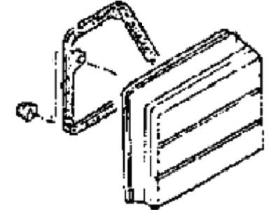Hyundai 92460-33550 Lens & Housing-Rear Combination Inside Lamp, RH