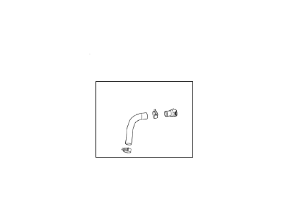 Hyundai 25415-F2100 Hose Assembly-Radaator, Lower