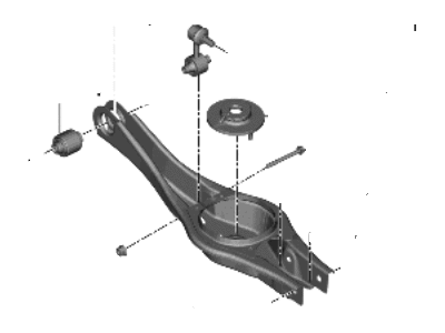 Hyundai 55220-K9600 Arm Complete-RR LWR, RH