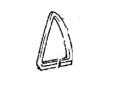 Hyundai 83553-34001 Run-Rear Door Glass Lower