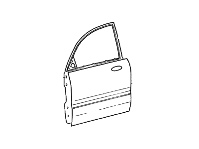 Hyundai 76004-34101 Panel Assembly-Front Door, RH