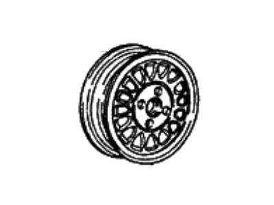 Hyundai 52910-21210 Steel Wheel Assembly