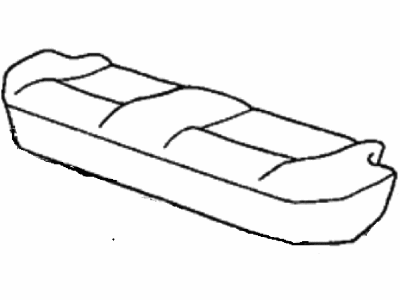 Hyundai 89160-33620-EAH Rear Seat Cushion Cover