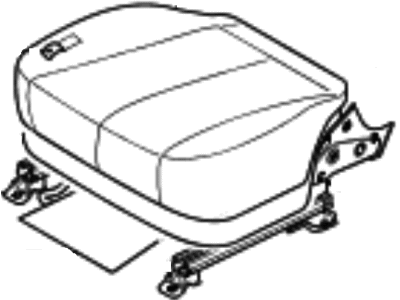 Hyundai 88110-0A000-U7A Cushion Assembly-Front Seat, Driver