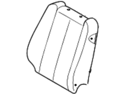 Hyundai 88360-0A000-U7A Front Driver Side Seat Back Covering