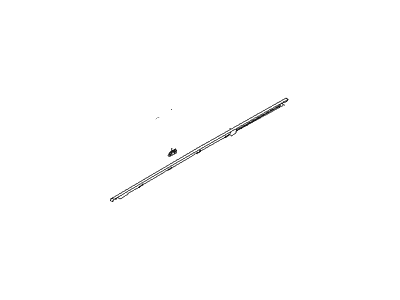 Hyundai 83210-3K000 Weatherstrip Assembly-Rear Door Belt Outside LH