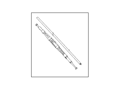 Hyundai 98361-2E100 Wiper Blade Rubber Assembly(Passenger)