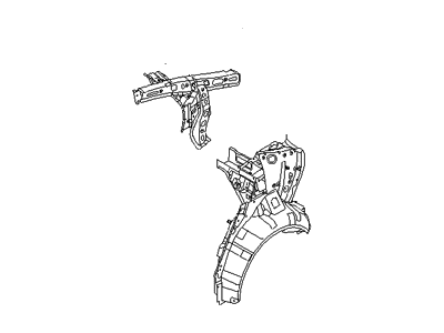 Hyundai 71602-3Y000 Panel Assembly-Quarter Inner, RH