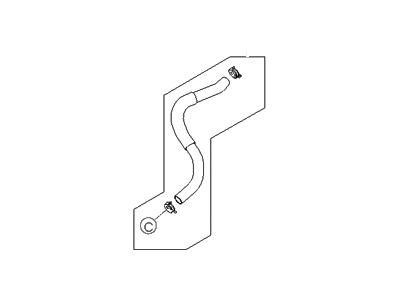 Hyundai 25415-3K100 Hose Assembly-Radaator, Lower