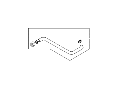 Hyundai 25414-3K100 Hose Assembly-Radiator, Upper