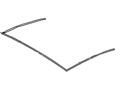 Hyundai 81619-C1000 Weatherstrip-Panoramaroof Rear Glass