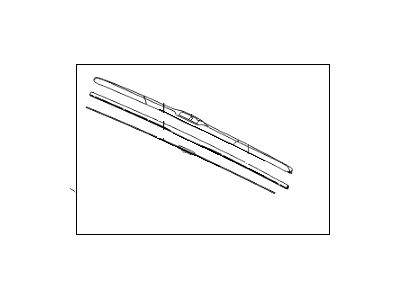 Hyundai 98350-3S300 Wiper Blade Assembly, Driver