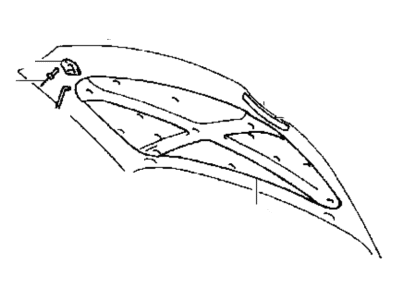 Hyundai 81125-27500 Pad-Hood Insulating