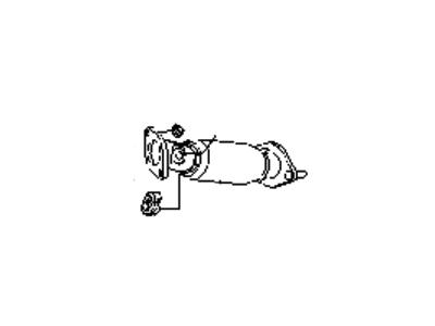 Hyundai 28610-A2500 Front Muffler Assembly