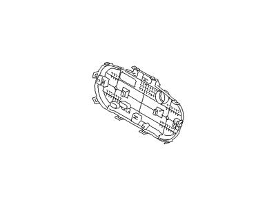 Hyundai 94365-3Y500 Case-Cluster, Lower