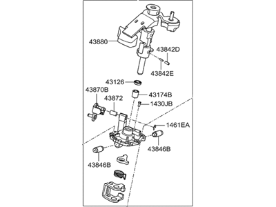 Hyundai 43800-26002 Shaft Complete-Control