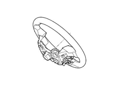 Hyundai 56120-C1150-VTR Steering Wheel Body