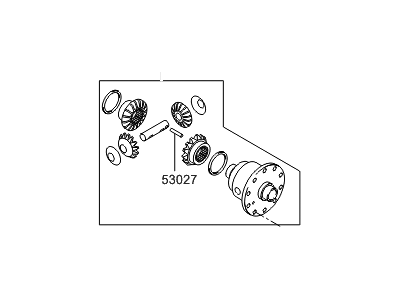 Hyundai 53020-3B300 Case Assembly-Differential
